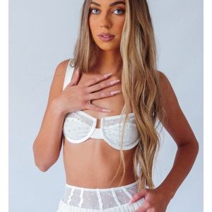 BNWOT Bling bra and underwear set 😍